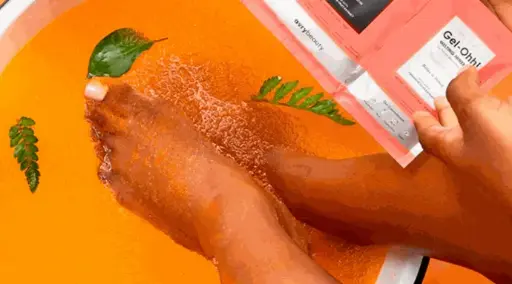 Pedicure con jelly